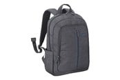 Laukut - RivaCase 7560 Laptop Canvas Backpack 15.6" Grey *DEMO* - 6901820075602