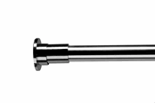 Kylpyhuoneen lisätarvikkeet - Croydex Itsekantava teleskooppinen suihkuverhotanko - 70-120 cm - AD100100